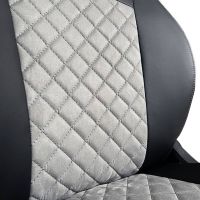 Чехлы Алькантара на Skoda Yeti 2009-2018 г.в. Чехлы Алькантара на Skoda Yeti 2009-2018 г.в.