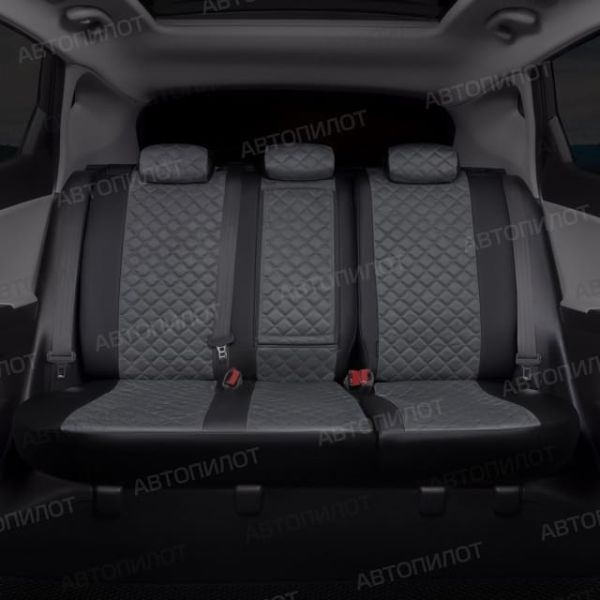 Чехлы Автопилот Алькантара Ромб на Honda Element (2008-2011) Чехлы Автопилот Алькантара Ромб на Honda Element (2008-2011)