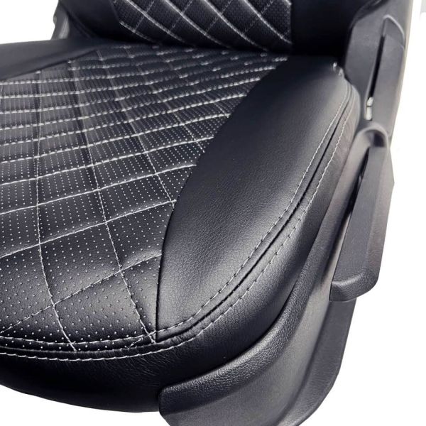 Чехлы Экокожа Ромб на Hyundai Getz 2002-2011 г.в. Чехлы Экокожа Ромб на Hyundai Getz 2002-2011 г.в.