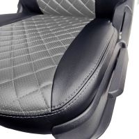 Чехлы Экокожа Ромб на Hyundai Getz 2002-2011 г.в. Чехлы Экокожа Ромб на Hyundai Getz 2002-2011 г.в.